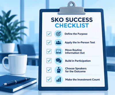 SKO planning checklist