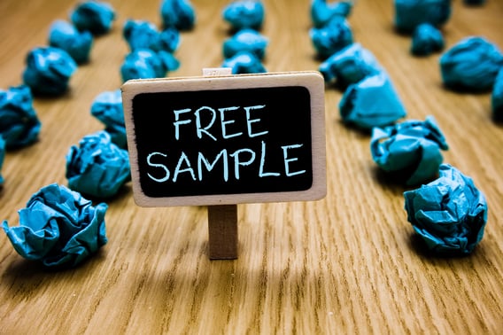 free samples and trials attract prospects, turn those into opportunities