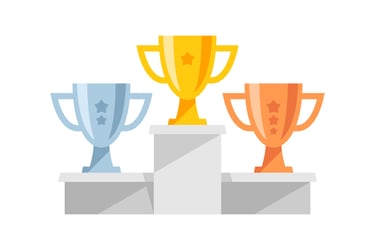 leaderboard podium illustration