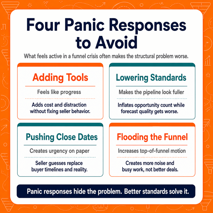 panic responses to manage_sales pipeline forecasting tips