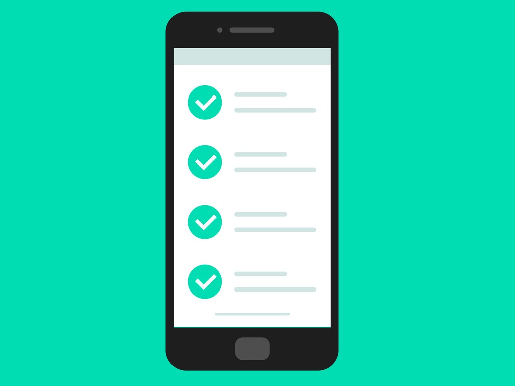 smartphone with checklist illustration | Funnel Clarity